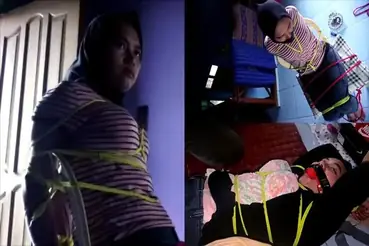 Bokep Jilbab Ukhti BDSM Diikat Pasrah – Indo Hot poster