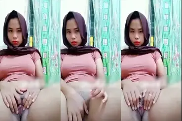 Remaja Jilbab PAP Colmek Buat Pacar Kesayangan poster